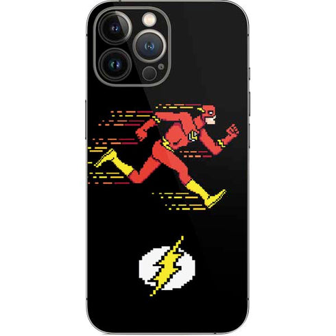 DC Comics The Flash Pixelated Running Pose iPhone 13 Pro Max Skin